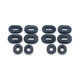 Zoucsj Set of 12 Rubber Grommet Single Side Cover for Honda Motorcycle CB100 CB125S CL100 CL100S CL125S SL100 125 TL125 125S XL100 Cover Replace 83551-300-000