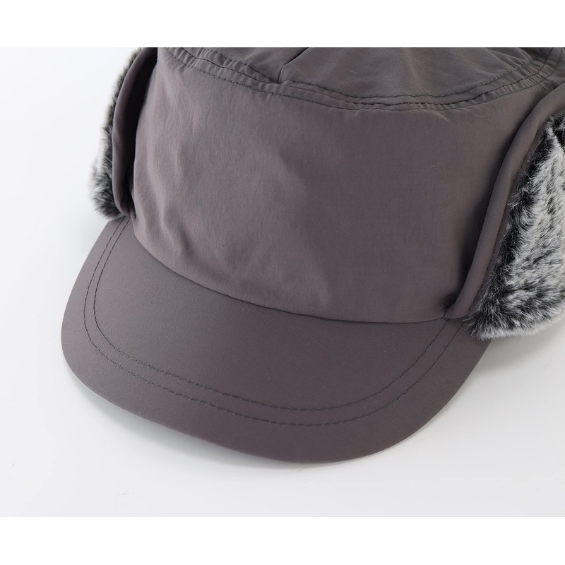 Connectyle Men's Winter Hats with Bill Earflaps Newsboy Hat Warm