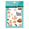 Maildor AE227C Pack of 6 Sheets Baby Stickers, 14.8 x