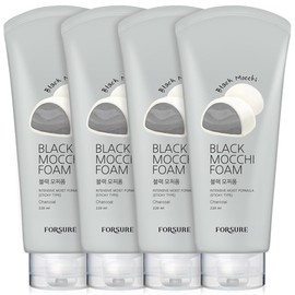 Foursure Mochi Foam Black Foam Cleansing 220ml 4pcs / 포슈어 모찌폼 블랙 폼클렌징 220ml 4개