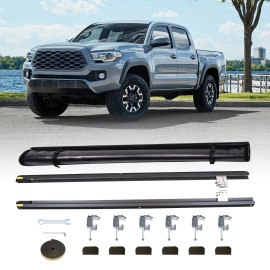 unbranded  Fit 2016-2023 Toyota Tacoma 6FT Truck Bed Soft Roll Up Tonneau Cover Waterproof