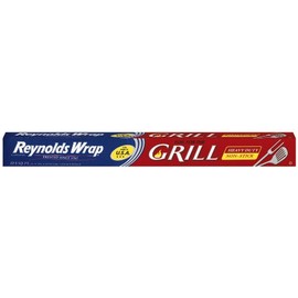 Reynolds Wrap Aluminum Foil for The Grill, 37.5 Sq Ft (Pack of 4)