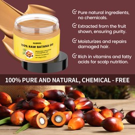 DAGEDA Batana Oil for Hair Growth, Raw Batana Oil Prevents Hair Loss and Enhances Thickness, Pure Oil for Women & Men Daily Use