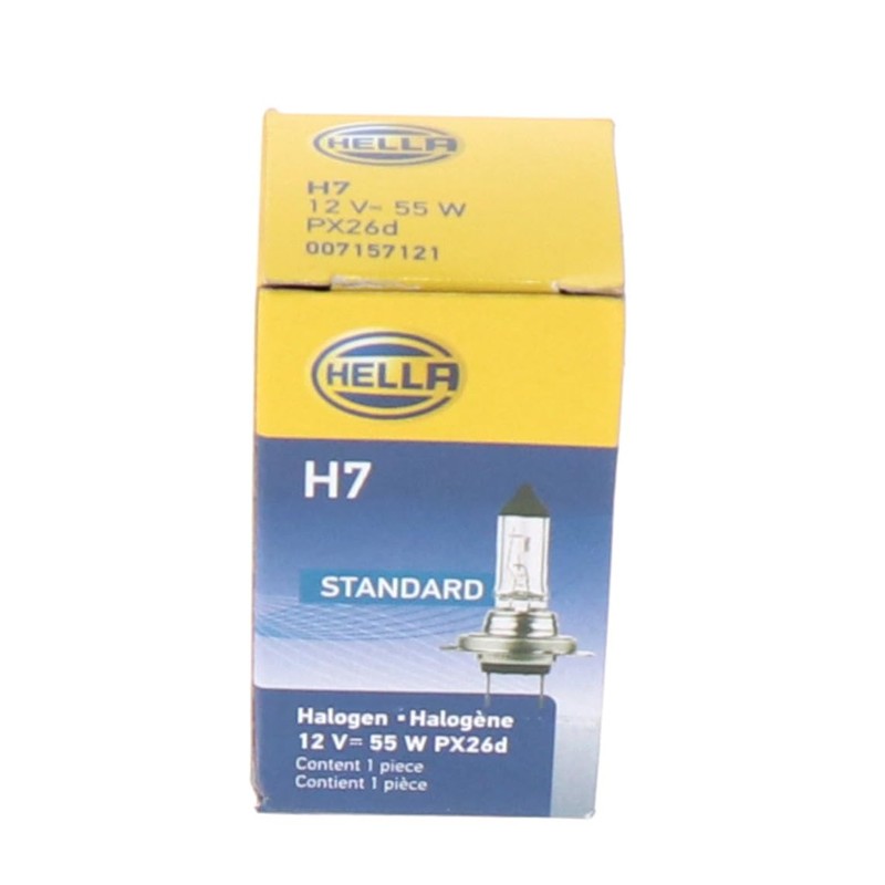 HELLA H7 Standard Halogen Bulb, 12 V, 55W