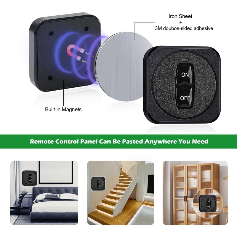 SRDKG 220v Remote Outlet Switch Wireless,Ac 120v Remote Control Outlet