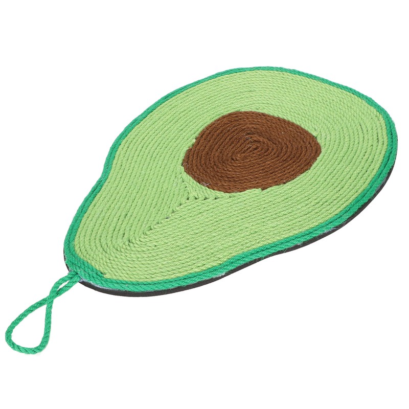 Cat Scratch Pad 28x43cm Avocado Shape Sisal EVA Scratch Resistant