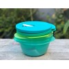Tupperware Set of 3 Crystalwave Round Microwave Container With Spout