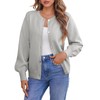 Saodimallsu Womens Button Down Cardigan Sweaters Crew Neck Long Sleeve