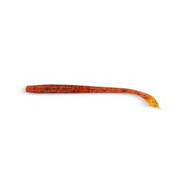 Worm Kut Tail Soft Plastic 5 Inch Bait Lures 196 Pumpkin with Green and B Fishing Lures Bass Jigging Bait Jig Lure Weedless Soft Plastic Swimbait Accessories Freshwater