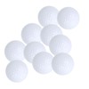 10Pcs Double Layer Golf Practice Balls Soft Putting Training Balls