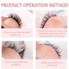 DAZISEN Eyelash Extension Remover Cream - Professional Low Irritation Fast