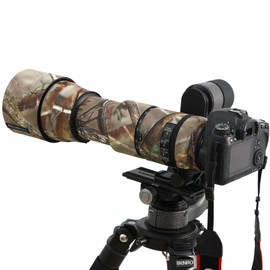 ROLANPRO Camouflage Lens Cover for Sigma 150-600mm F5-6.3 DG OS HSM Contemporary Coat Lens Protective Sleeve Case-#20 Waterproof