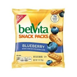 QT LIMITED Belvita Breakfast Biscuits Bite-Size Snack Packs Variety Pack 1 oz Bags 36 Count)