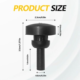 Kick Stand Bumper Jiffy Stand Leg Bumper Compatible with Harley Touring 2007-2023, Electra Glide FLHT, Street Glide FLHX, Road Glide FLTR, Road King FLHR, Replaces # 50245-07