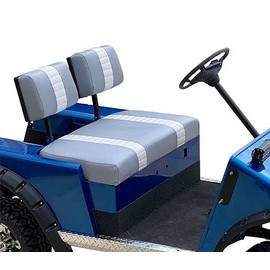 E-Z-GO Marathon "STAPLE ON" Golf Cart Seat Cover (2 Stripe)