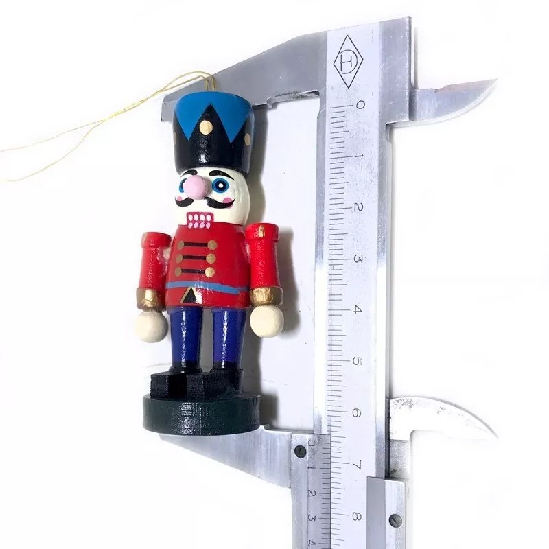 Navidad 6 Soldaditos Navideños Soldado Madera Navidad Santa Adorno