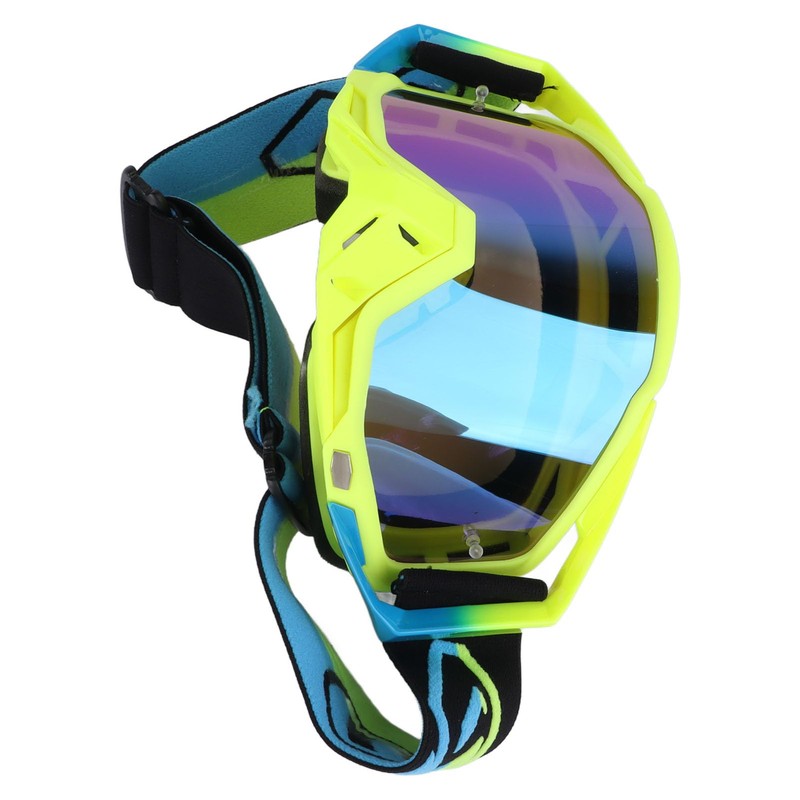 DAUZ Motocross Goggles TPU Motorcycle Goggles Clear Vision for Travel