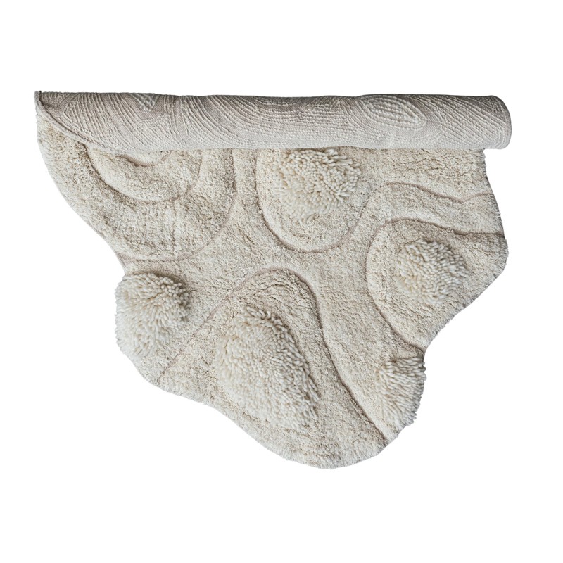 Bloomingville Textured Harmony Tufted Rug, Natural