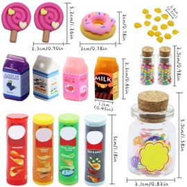 Miniature Food and Drink, Miniature Gnome Accessories, Miniature Dollhouse Accessories, Gnome Accessories, Kitchen, 1/12 Miniature Dollhouse Food Set, Miniature Food Gnome, Mini Food, Christmas