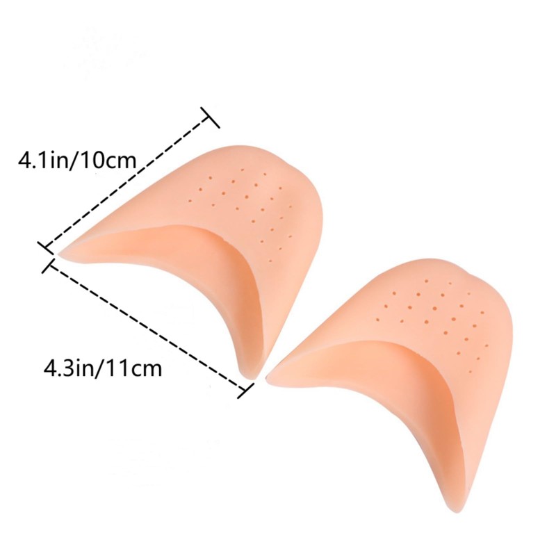 Dorytop Silicone Toe Protectors Ballet Dance Toe Pads Gel Toe