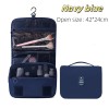 Hanging Toiletry Bag for Travel – Foldable Polyester Organizer with