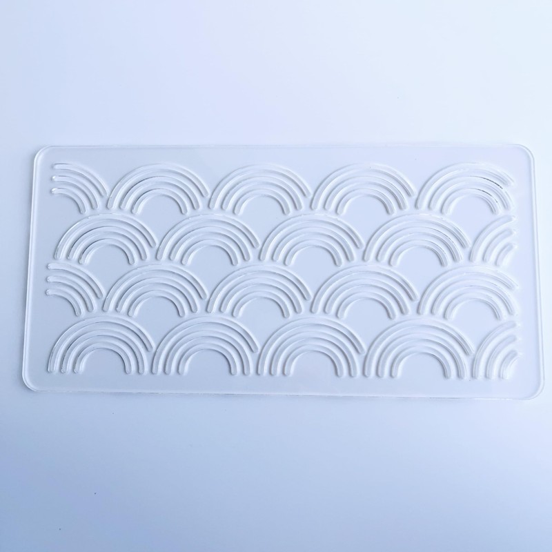 Clear Acrylic Sashiko Stencil, Embroidery Pattern Template, Quilting Stencil Tool