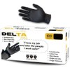 Delta Industrial Powder Free Nitrile Gloves 6gm, Disposable, Food Safe,