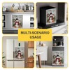 Snowman Dishwasher Magnet Cover,Winter Scene Kitchen Decor Waterproof Refrigerator Magnet