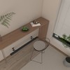 AMSOOM Bar Foot Rail Kit- Railings Hardware for Indoor and