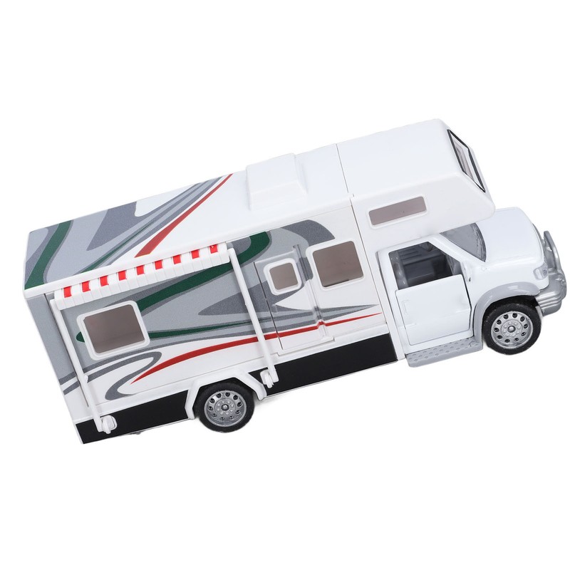 1/32 Kids RV Toy Sound Light Opening Doors Simulation Educational