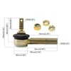 2Pcs M10 M14 Tie Rod Ball Joint Steel Alloy for