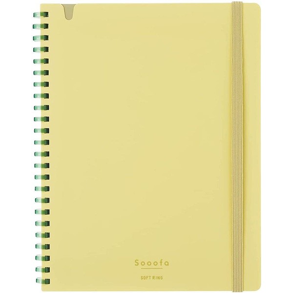 Kokuyo Sooofa Soft Ring Notebook, A5 Modified, 0.2 inch (4
