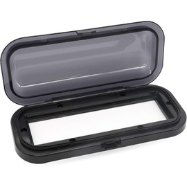Belva BMRC1B Flip-Up Black Water-Resistant Marine Radio Cover/Radio Splash Guard
