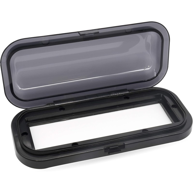 Belva BMRC1B Flip-Up Black Water-Resistant Marine Radio Cover/Radio Splash Guard