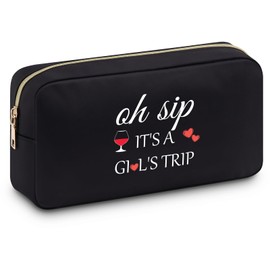 Weekend Gift for Women Makeup Bag Weekender Bags for Women Funny Trip Gifts Sister Trip Gift for Best Friends Bestie Gift Travel Gift Cosmetic Bag Friendship Gifts for Women Travel Toiletry Pouch