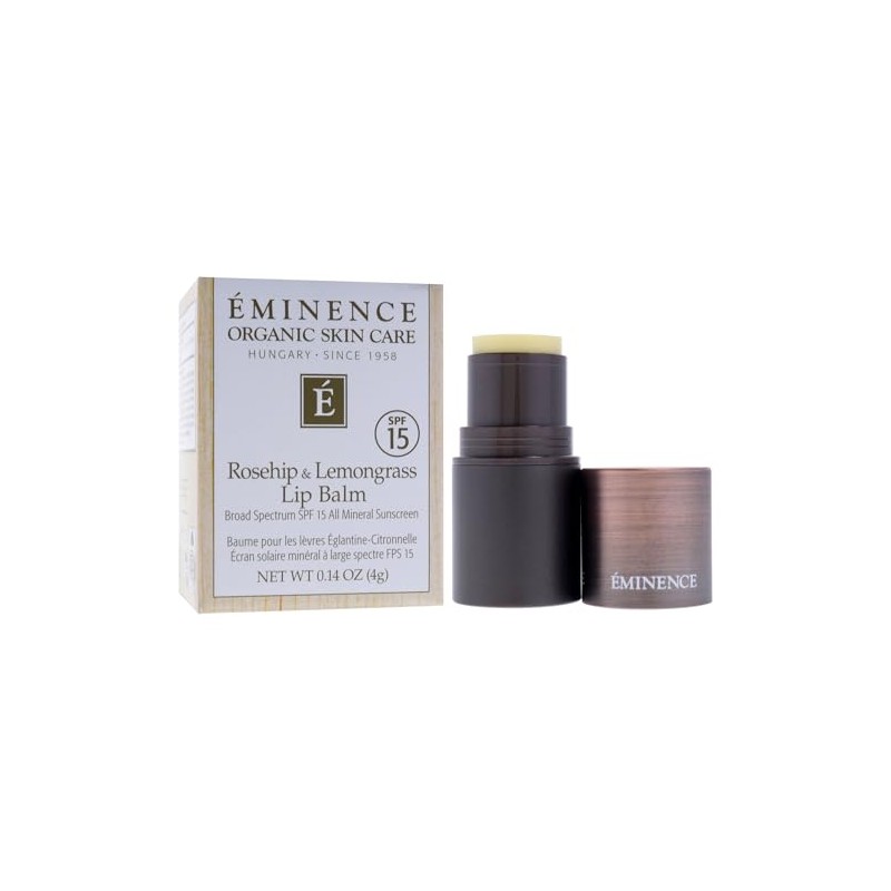 Rosehip and Lemongrass Lip Balm SPF 15 by Eminence for