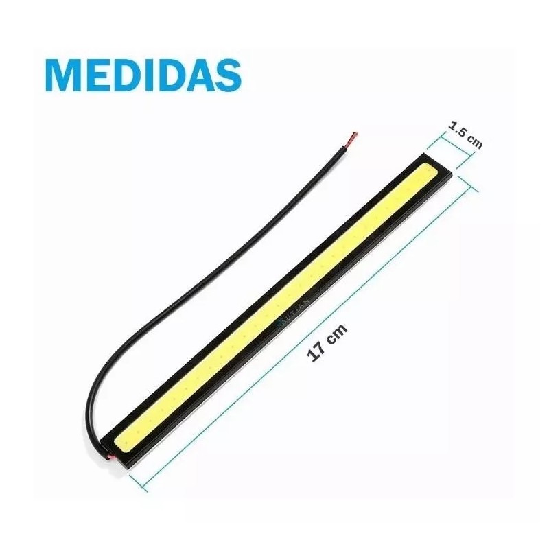 Hugo 4 Barras Tira Led Cob 17 Cm Luz De