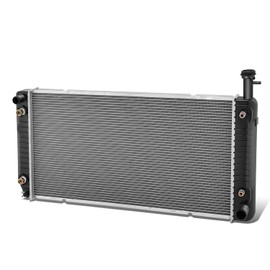 Auto Dynasty Radiator Compatible with 2003-2004 Chevy Express GMC Savana 2500 3500 4.8L 6.0L, DPI 2713 Aluminum Core Radiator Replacement with TOC & EOC, 1-Row, 1-5/16" Inlet / 1-9/16" Outlet