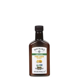 Watkins ORGANIC PURE LEMON EXTRACT, 4 FL. OZ.