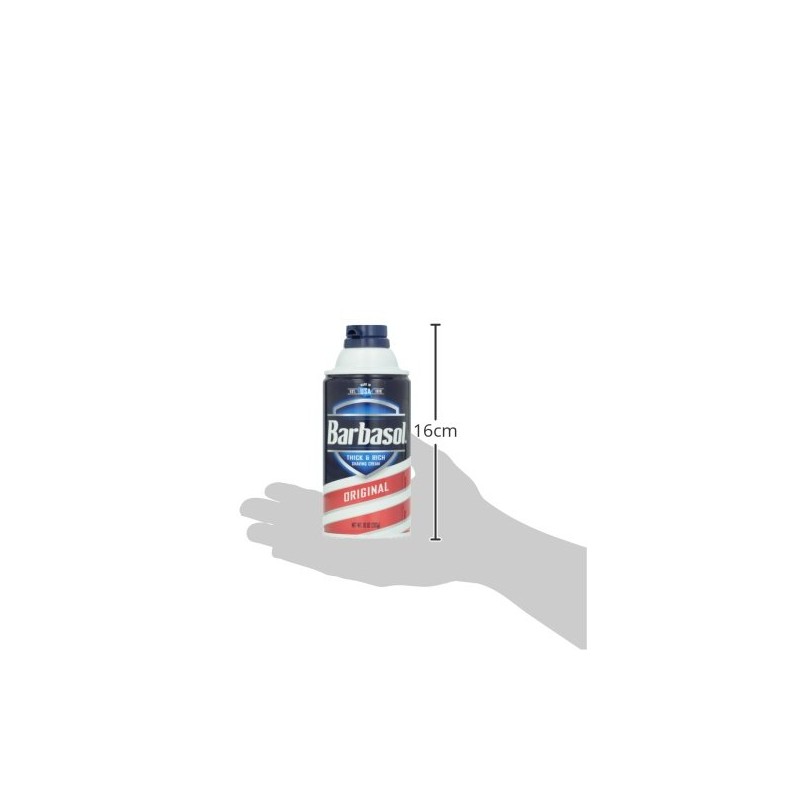 Barbasol Crema de afeitar, original, 10 oz