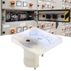 85C1 Analog Electricity Meter DC0-50UA ABS Pointer Ammeter DC 500V