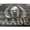 Engraved Molon Labe Combo Laser US Flag & Diamond Etched