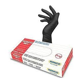 Black Nitrile Gloves Powder Free (Medium)