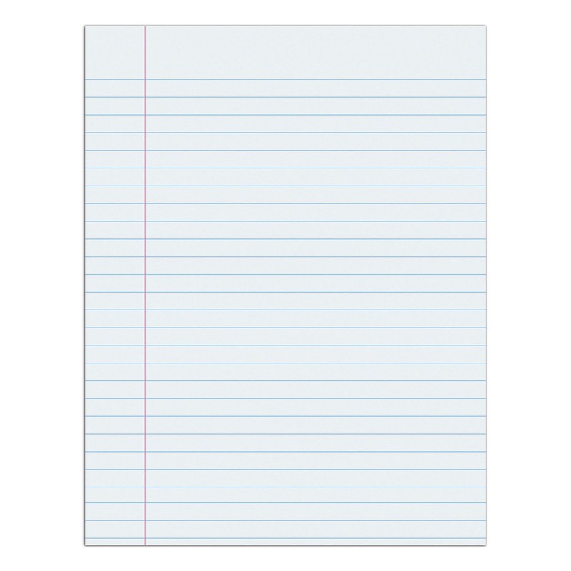 Pacon® Composition Paper, Unpunched, 3/8" Rule, 8 1/2" x 11",