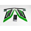 Tankpad Side Tank Pad Tank Protector Green Compatible with Kawasaki