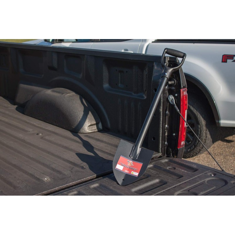 Bully Tools 14-Gauge Round Point Trunk Shovel w/Poly D-Grip Handle