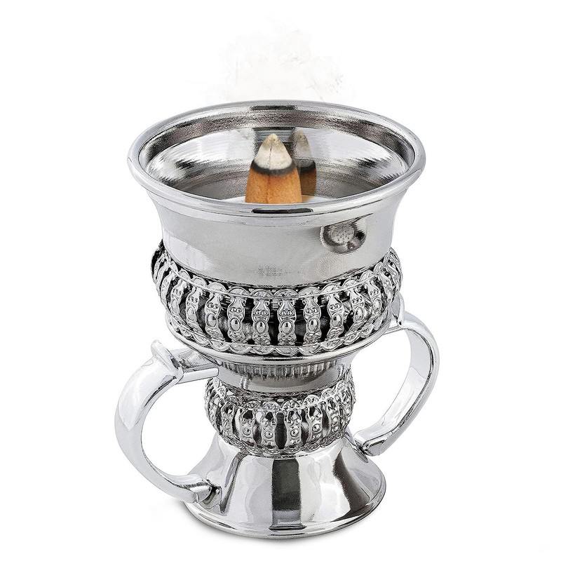 AM Regal Metal Incense Burner - Bakhoor Burner Mubkhara –
