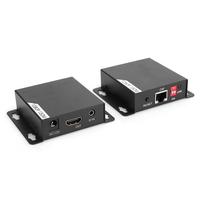 Single Network Cable Extender HDMI Visual Lossless 150 Meter
