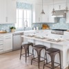 Mijaro 6 Sheets Peel and Stick Silver Square Flat Mirror