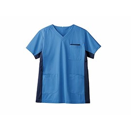 Scrub Jacket (Unisex) 72-723 (Cobalt B/D Blue) 3L Sumasho Montblanc Medical